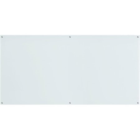 LORELL 48 x 96 in. Premium Glass Board; White LLR55665